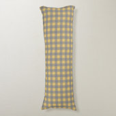 Coussins Longs WG Plaids Jaune et gris de Digestivo (Devant (Vertical))