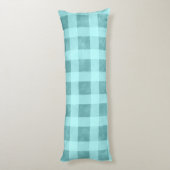 Coussins Longs Whimsical Abstract Mermaid Nautical Teal Seashells (Dos (Vertical))