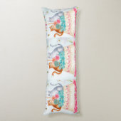 Coussins Longs Whimsical Cat Birthday Celebration (Dos (Vertical))