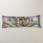 Coussins Longs Whimsical Cottage Garden Pathway (Dos)