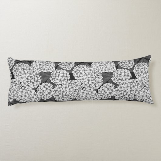 Coussins Longs White hydrangea (Dos)