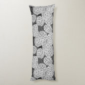 Coussins Longs White hydrangea (Dos (Vertical))