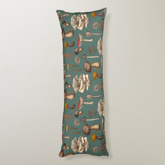 Coussins Longs Wild Mushrooms (Dos (Vertical))