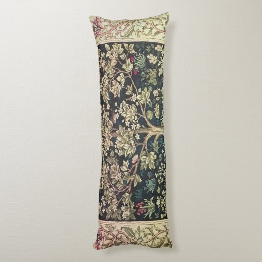 Coussins Longs Willam Morris de beaux designs et créations, Vint (Dos (Vertical))