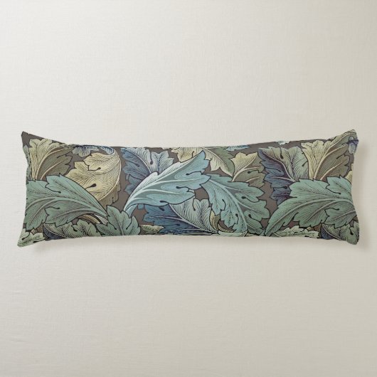 Coussins Longs William Morris Acanthus Sage Fleur Floral Botaniqu (Devant)