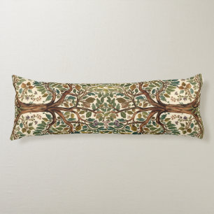 Coussins Longs William Morris Arbre de Vie Vintage Préraphaélite