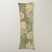 Coussins Longs William Morris Chrysanthemum Fleur d'âge (Devant (Vertical))