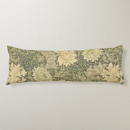 Coussins Longs William Morris Chrysanthemum Fleur d'âge (Devant)