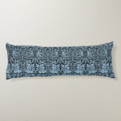 Coussins Longs William Morris Frère Lapin Bleu Clair Noir (Dos)