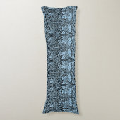 Coussins Longs William Morris Frère Lapin Bleu Clair Noir (Devant (Vertical))