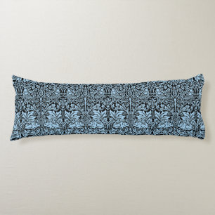 Coussins Longs William Morris Frère Lapin Bleu Clair Noir