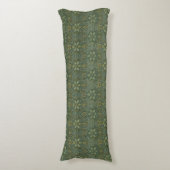 Coussins Longs William Morris Ispahan Vert sarcelle Floral Art (Devant (Vertical))
