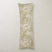 Coussins Longs William Morris Jardin Fleur de Lys Classique (Dos (Vertical))