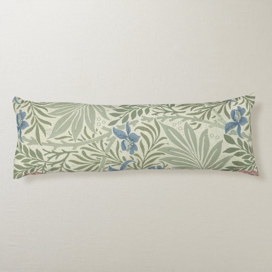 Coussins Longs William Morris Larkspur Fond d'écran floral (Dos)