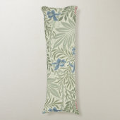 Coussins Longs William Morris Larkspur Fond d'écran floral (Devant (Vertical))