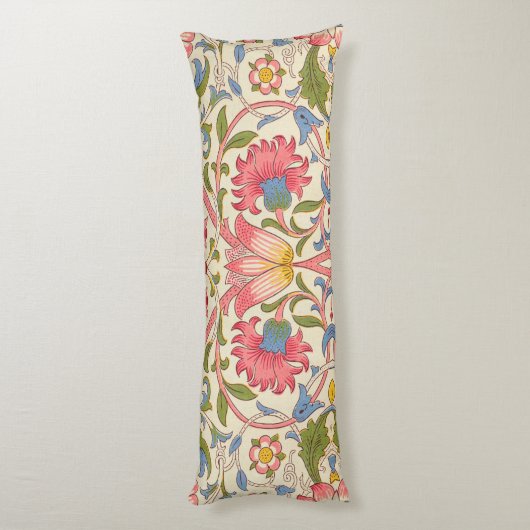 Coussins Longs William Morris Lodden Spring Wallpaper Art (Dos (Vertical))