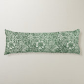 Coussins Longs william morris marigold vert floral fleur (Devant)