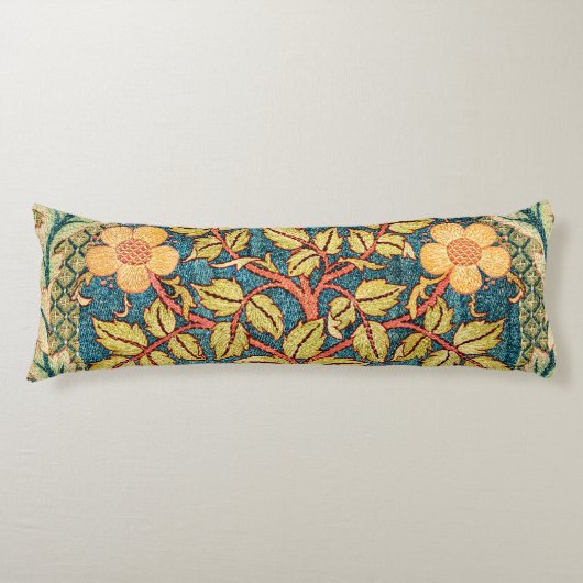 Coussins Longs William Morris Rose Wreath (Devant)