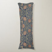 Coussins Longs William Morris Tudor Fond d'écran Rose (Devant (Vertical))