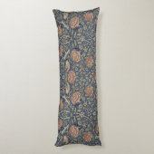 Coussins Longs William Morris Tudor Fond d'écran Rose (Dos (Vertical))