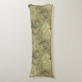 Coussins Longs William Morris Windrush Motif de fond d'écran (Devant (Vertical))