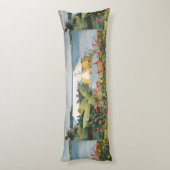 Coussins Longs Winslow Homer Flower Garden et Bungalow Bermudes (Dos (Vertical))
