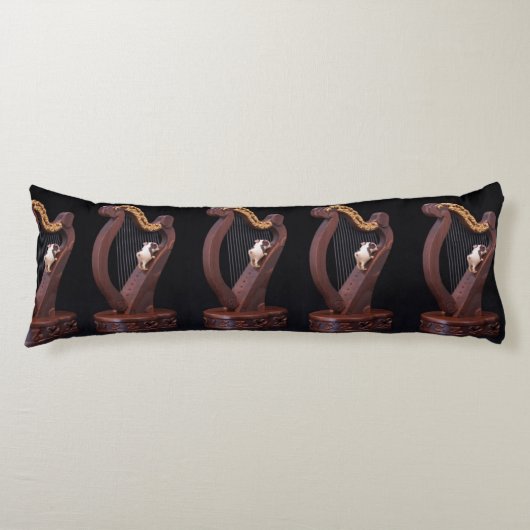 Coussins Longs Wooden Harp Harmony Body Pillow (Devant)