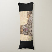 Coussins Longs Yawning Cheetah (devant Vertical)