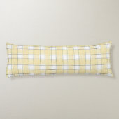 Coussins Longs Yellow White Stripes Christmas   (Dos)