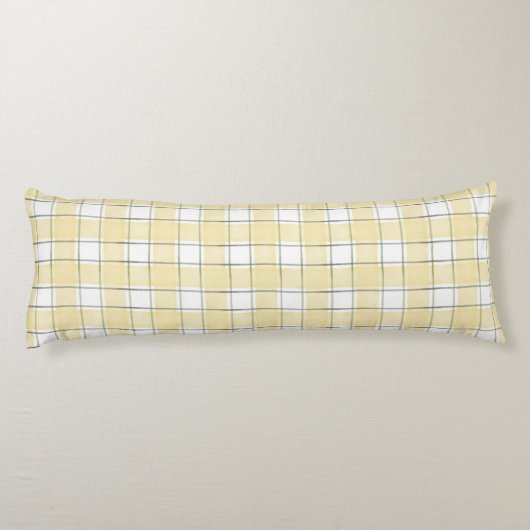 Coussins Longs Yellow White Stripes Christmas   (Dos)