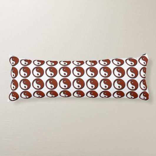 Coussins Longs Yin Yang par Shirley Taylor (Devant)