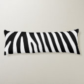 Coussins Longs Zebra rayures motif noir & blanc + vos idées (Dos)