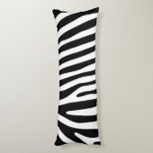Coussins Longs Zebra rayures motif noir & blanc + vos idées (Dos (Vertical))