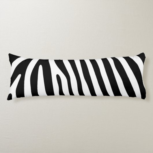 Coussins Longs Zebra rayures motif noir & blanc + vos idées (Devant)