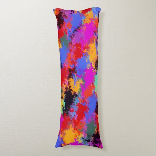 Coussins Longs Zèbre peint (Devant (Vertical))