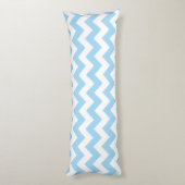 Coussins Longs Zigzag bleu, Chevron bleu, Motif géométrique (Dos (Vertical))