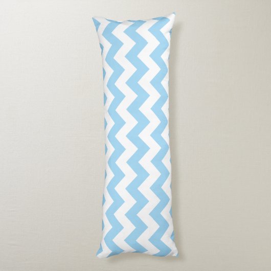Coussins Longs Zigzag bleu, Chevron bleu, Motif géométrique (Dos (Vertical))