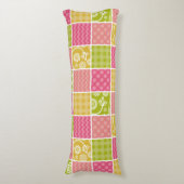 Coussins Longs Zigzag, Chevron, Pois, En vichy, Patchwork (Devant (Vertical))