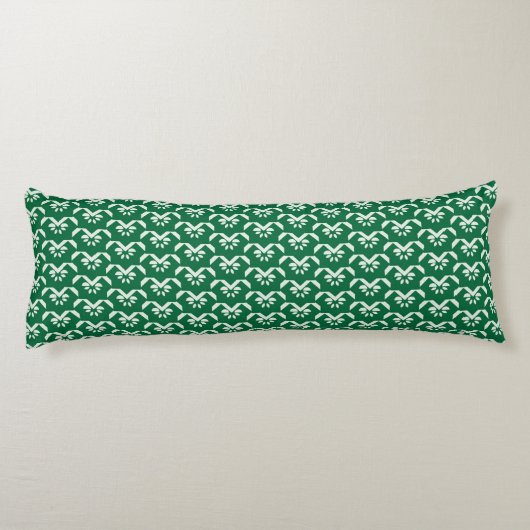 Coussins Longs Zigzag floral vert (Dos)