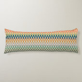 Coussins Longs Zigzag Multicolor Motif (Devant)