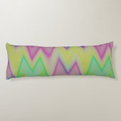 Coussins Longs Zigzags Arc-en-ciel (Dos)
