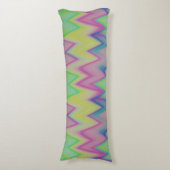 Coussins Longs Zigzags Arc-en-ciel (Devant (Vertical))