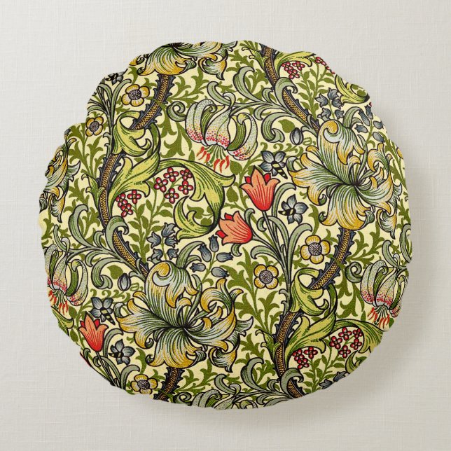 Coussins Motifs de Morris Golden Lily (Devant)