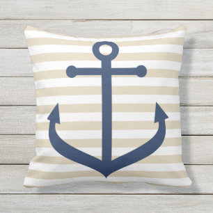 Coussins orientés nautiques extérieurs - avec des