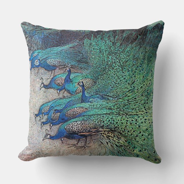 Coussins Peacocks (Recto)