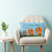 Coussins personnalisés de bébé avec le nom et le (Chaise)