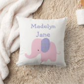 Coussins personnalisés par éléphant pourpre de (Couverture)