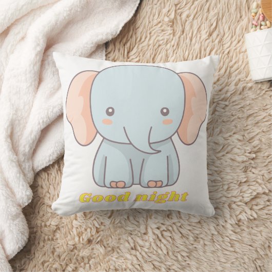 Coussins Petit Éléphant de Bébé Mignon  (Couverture)