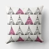 Coussins pour enfants - Teepee rose (Verso)