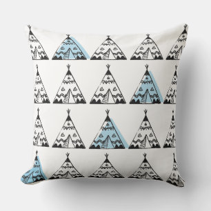 Coussins pour enfants - Tipi bleu